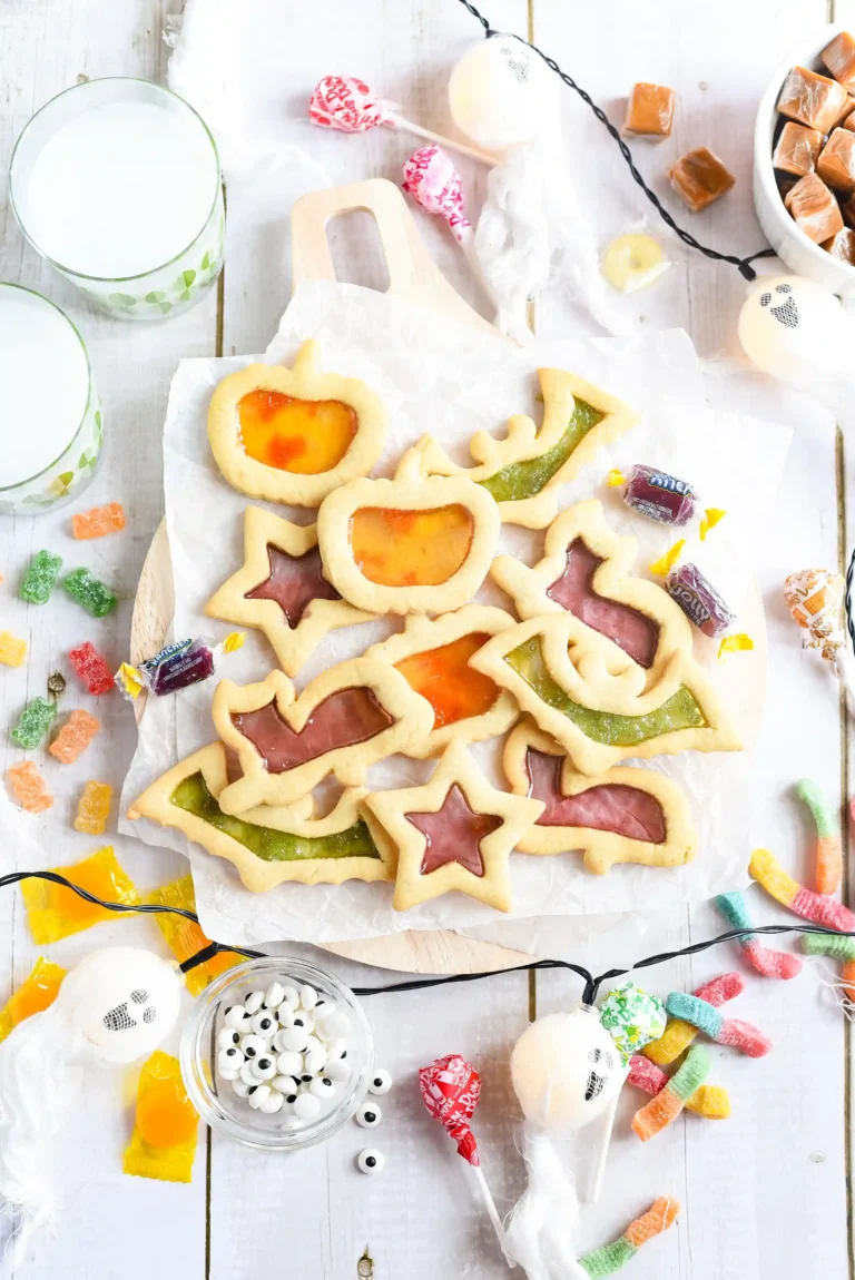halloween stained glass sugar Cookes