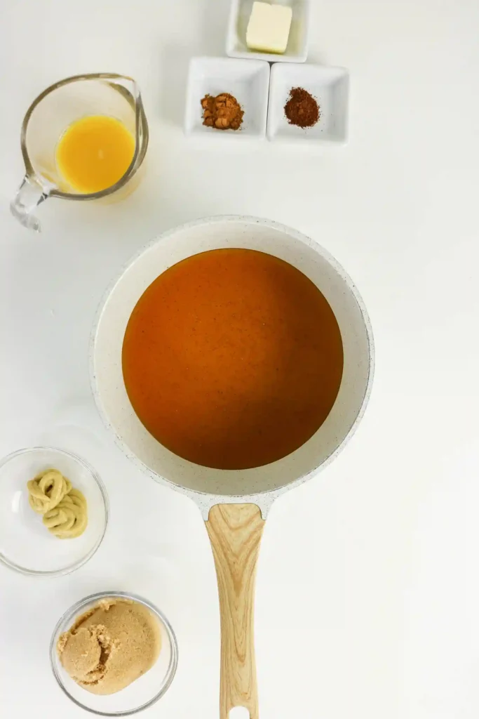 add honey and brown sugar in a bowl