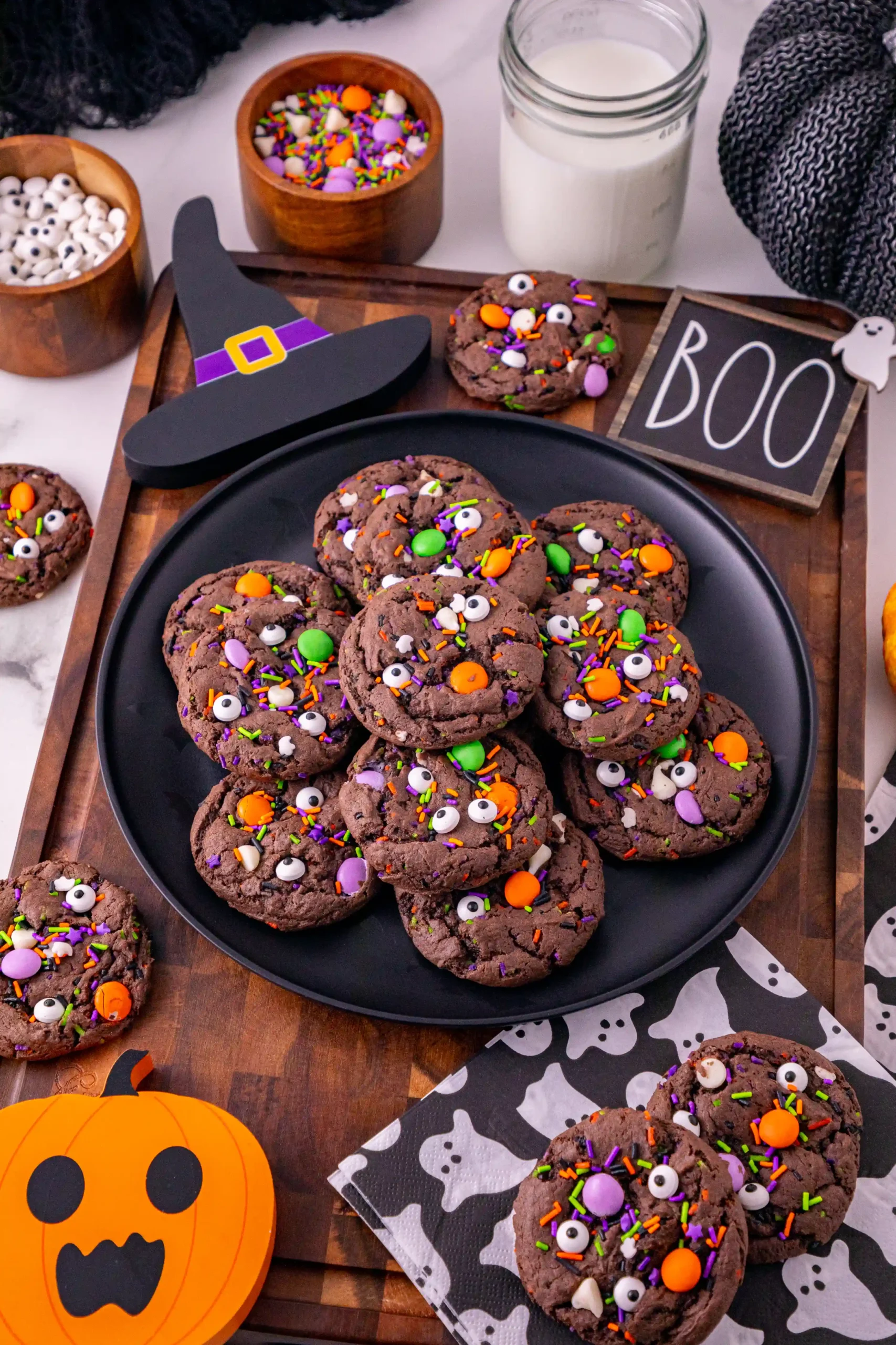 halloween monster cake mix cookies 10 scaled