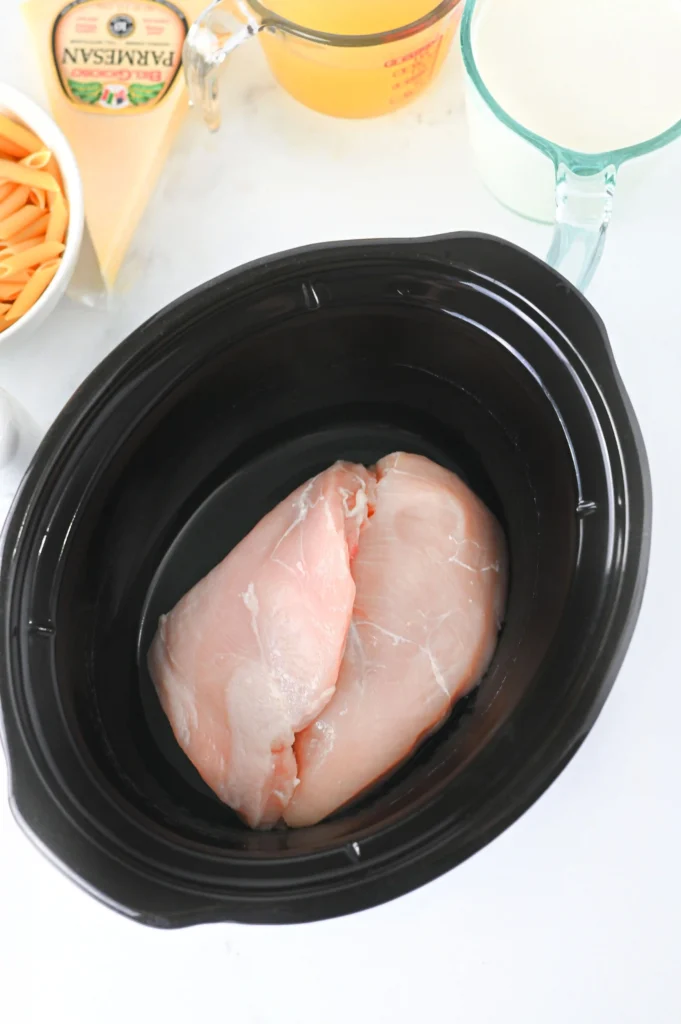 chicken breasts in a crockpot